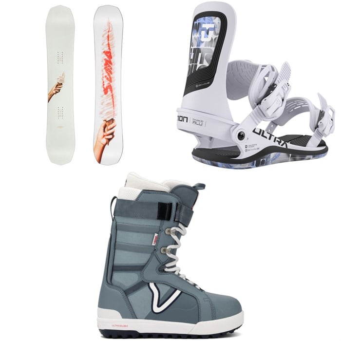Sims - Sims Vanilla Snowboard+ Union Ultra Snowboard Bindings + Vans Hi-Standard Pro Snowboard Boots - Women's 2026