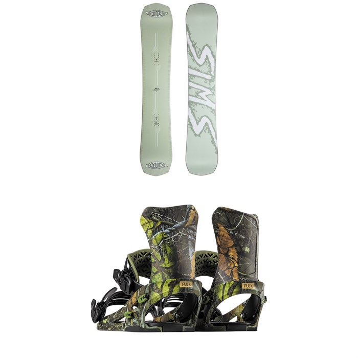 Sims - Sims Distortion Snowboard + Flux DS Snowboard Bindings 2026