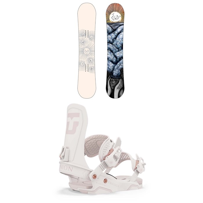 Dinosaurs Will Die - Dinosaurs Will Die Darrah Snowboard + Union Trilogy Snowboard Bindings - Women's 2025