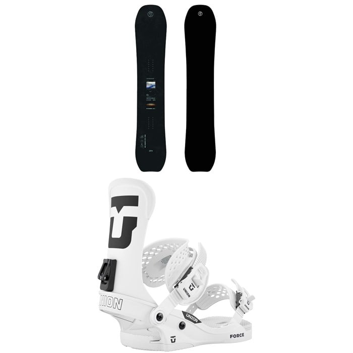 Public Snowboards - Public Snowboards Research Snowboard + Union Force Classic Snowboard Bindings 2026