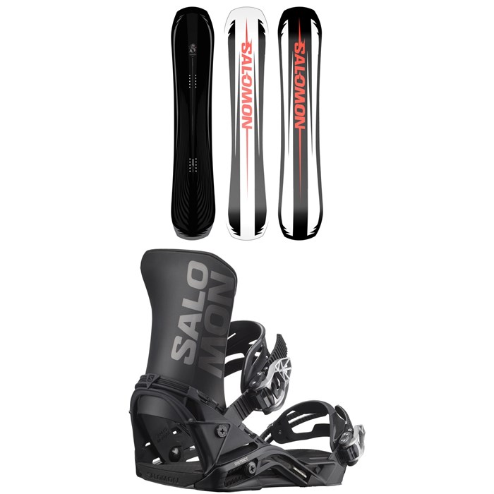 Salomon - Salomon Assassin Pro Snowboard + District Snowboard Bindings 2026