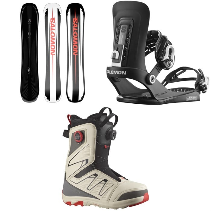 Salomon - Salomon Assassin Pro Snowboard + EDB Prime Snowboard Bindings + Launch Boa SJ Boa Snowboard Boots 2026