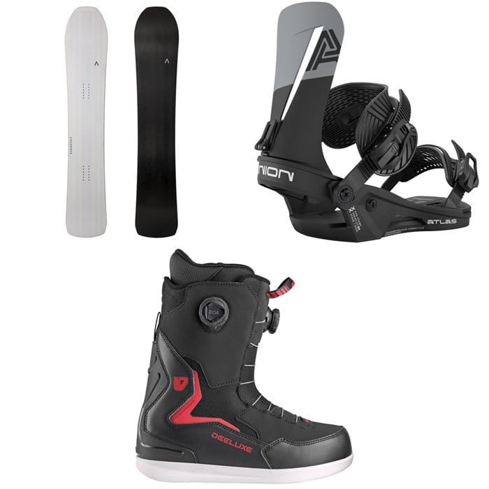 Fjell Snowboards - Fjell Snowboards MT 1365 Snowboard + Union Atlas Snowboard Bindings + Deeluxe ID Snowboard Boots 2026