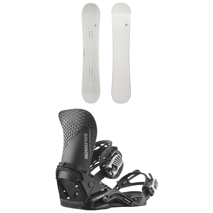 Fjell Snowboards - Fjell Snowboards MT 1230 Snowboard + Salomon Hologram Snowboard Bindings 2026