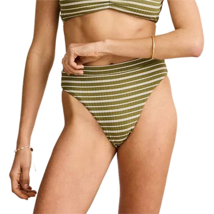 Rhythm - Rhythm Vista Stripe Band High Waist Swim Bottoms - Women's