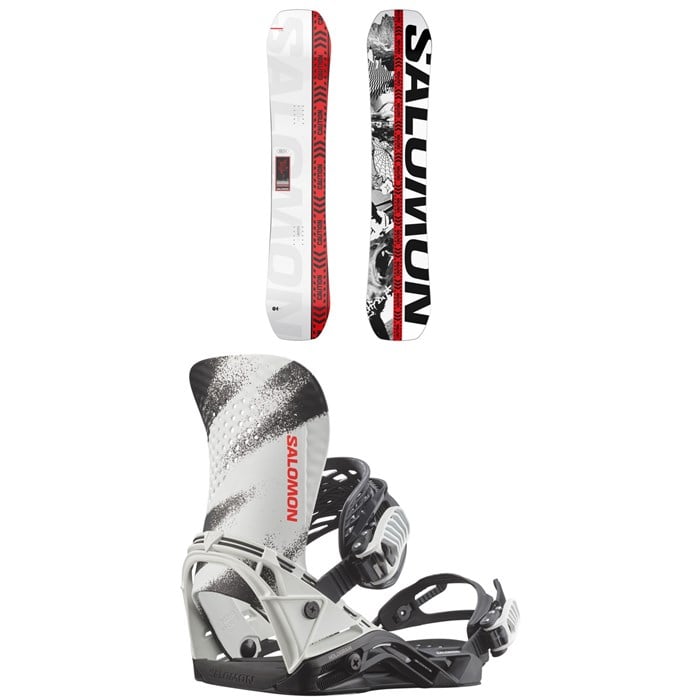 Salomon - Salomon Huck Knife Pro Dusty Snowboard + Hologram Snowboard Bindings 2026