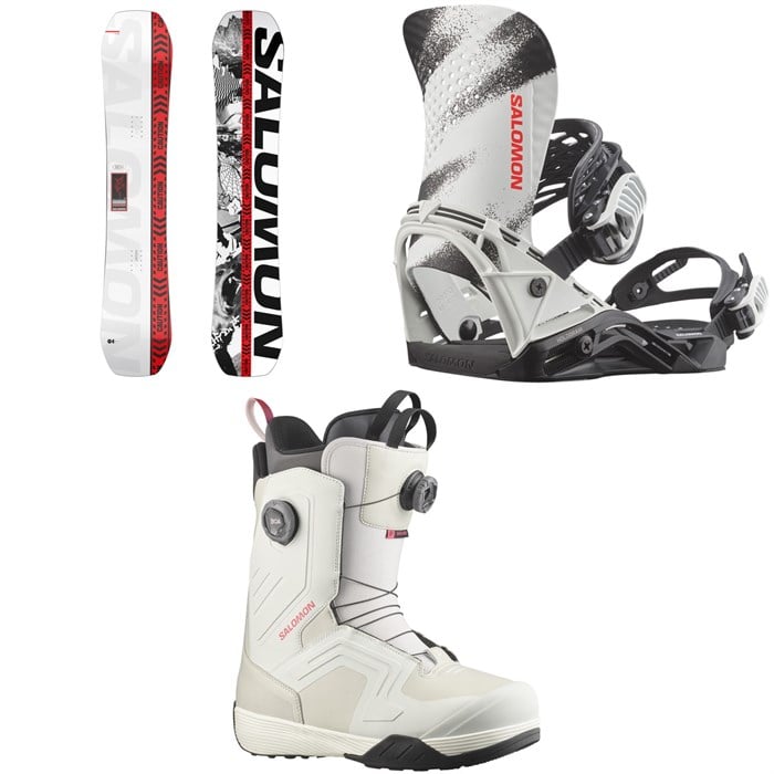 Salomon - Salomon Huck Knife Pro Dusty Snowboard + Hologram Snowboard Bindings + Dialogue Dual Boa Snowboard Boots 2026