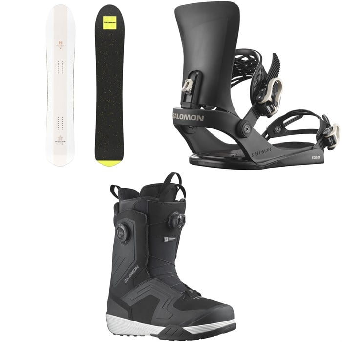 Salomon - Salomon HPS - Takaharu Nakai E.P. Snowboard + EDB X Snowboard Bindings + Dialogue Dual Boa Snowboard Boots