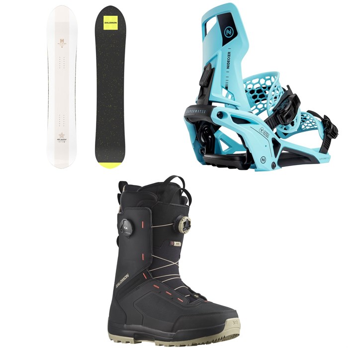 Salomon - Salomon HPS - Sickstick Snowboard + Nidecker Supermatic Snowboard Bindings + Salomon Echo Dual Boa Snowboard Boots 2025