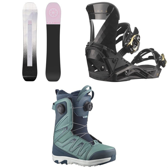 Salomon - Salomon Bliss Snowboard + Mirage Snowboard Bindings + Ivy BOA SJ Snowboard Boots - Women's 2025