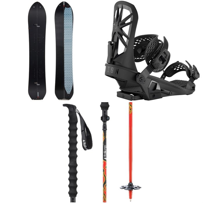Season - Season Pass Splitboard + Union Explorer Splitboard Bindings + Folkrm Kulshan Poles 2026
