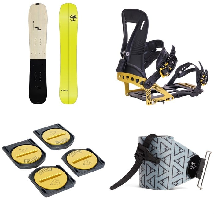 Arbor - Arbor Landmark Splitboard + Spark R&D Arc ST Splitboard Bindings + R&D Canted Pucks + evo x Pomoca Pro Glide Splitboard Skins 2026