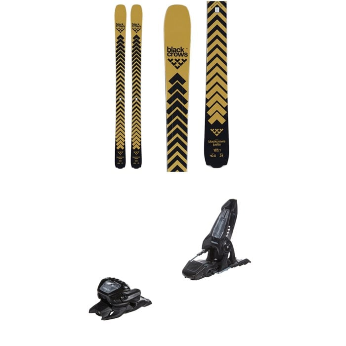 Black Crows - Black Crows Justis Skis 2026 + Marker Griffon 13 ID Ski Bindings