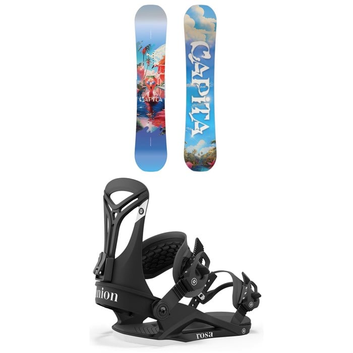CAPiTA - CAPiTA Space Metal Fantasy Snowboard + Union Rosa Snowboard Bindings - Women's