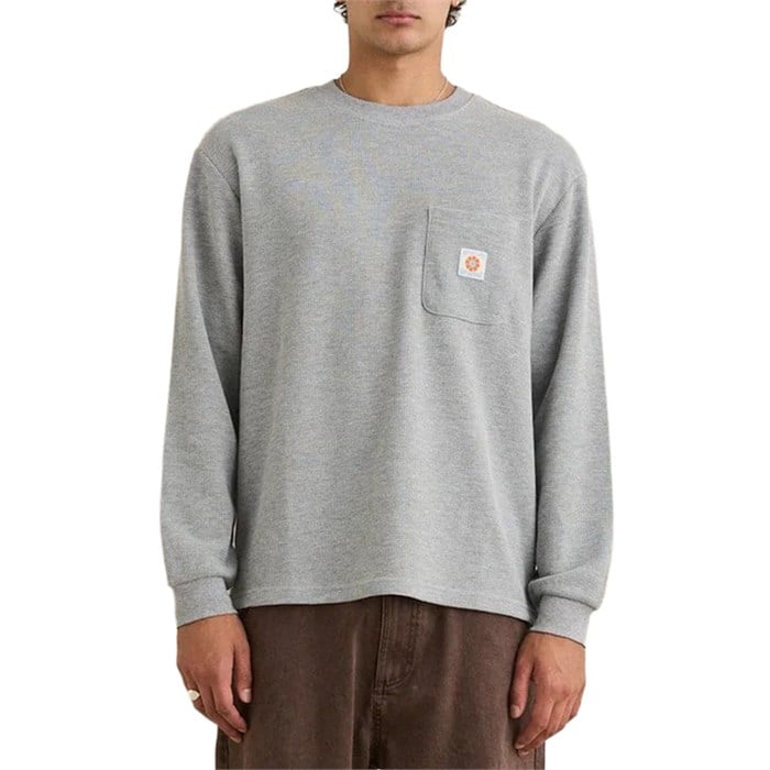 Rhythm - Rhythm Vintage Pocket Long-Sleeve Waffle T-Shirt - Men's