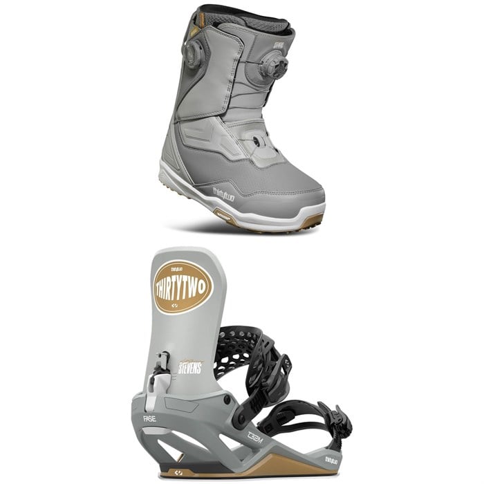 thirtytwo - thirtytwo TM-2 Double Boa Snowboard Boots + thirtytwo T32M FASE Snowboard Bindings 2026