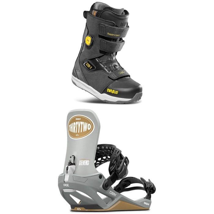 thirtytwo - thirtytwo ZB-1 Boa x Zeb Powell Snowboard Boots + thirtytwo T32M FASE Snowboard Bindings 2026