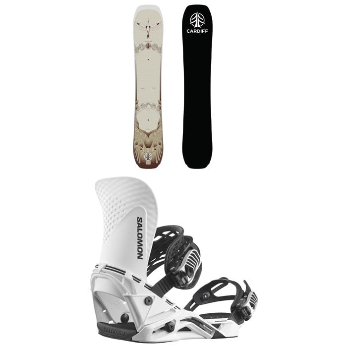 Cardiff - Cardiff Crane Enduro Snowboard + Salomon Hologram Snowboard Bindings 2026