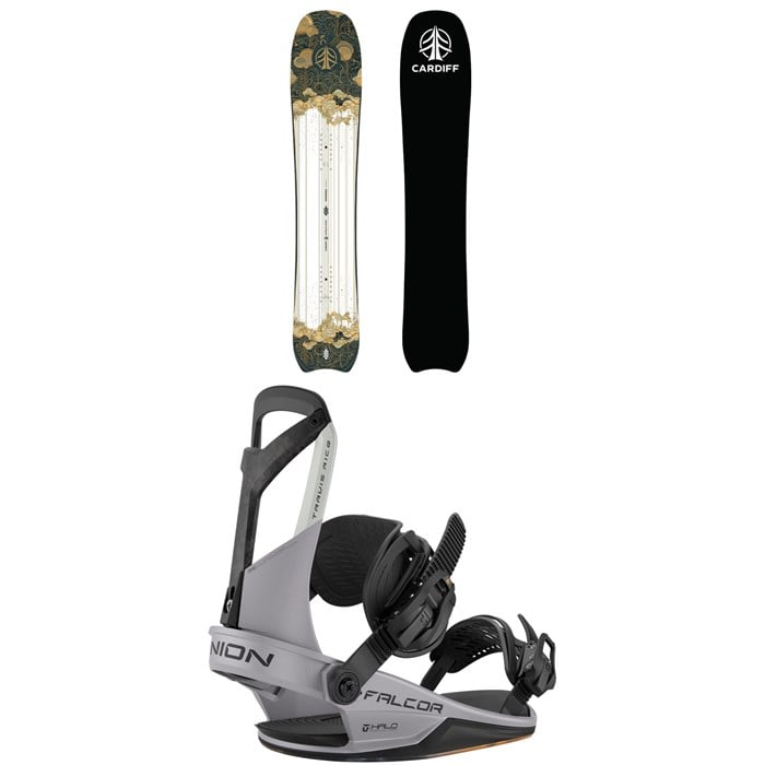 Cardiff - Cardiff Powgoda Enduro Snowboard + Union Falcor Snowboard Bindings 2026