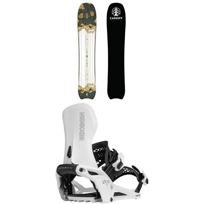 Cardiff - Cardiff Powgoda Enduro Snowboard + Nidecker LT Supermatic Snowboard Bindings 2026