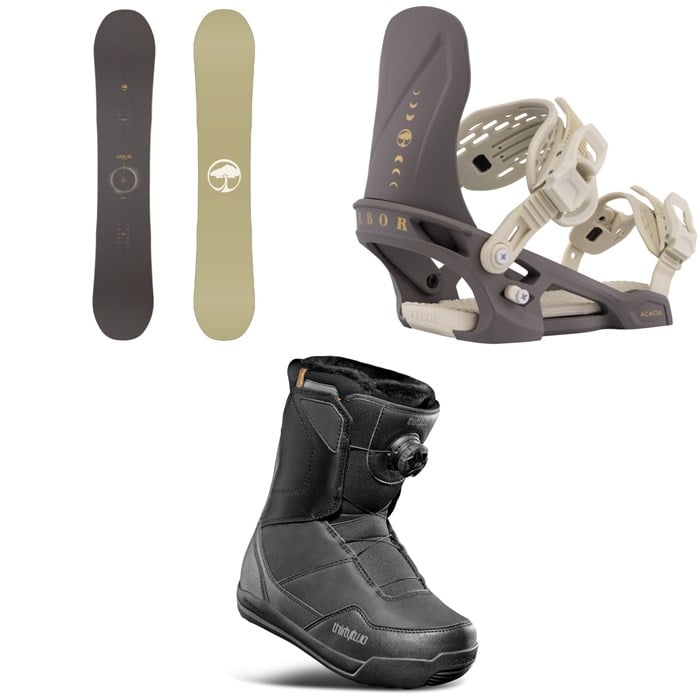 Arbor - Arbor Mantra Decon Snowboard + Acacia Snowboard Bindings + thirtytwo Shifty Boa Snowboard Boots - Women's 2026