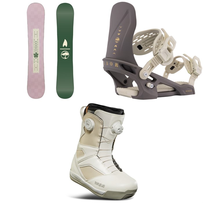 Arbor - Arbor Cadence Snowboard + Acacia Snowboard Bindings + thirtytwo STW Double Boa Snowboard Boots - Women's 2026