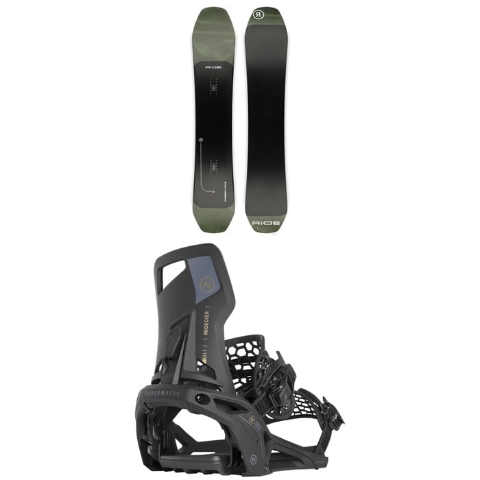 Ride - Ride Deep Fake Snowboard + Nidecker Supermatic Snowboard Bindings 2025