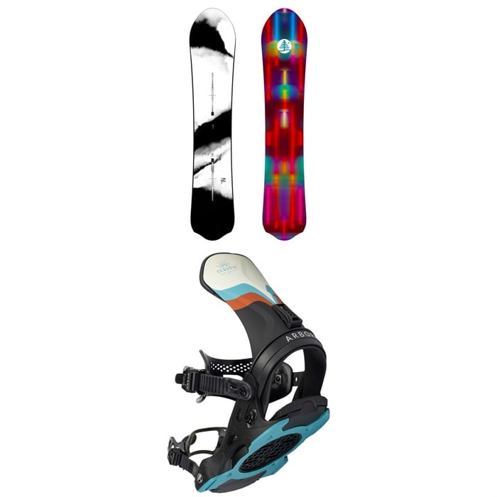 Burton - Burton Family Tree Alekesam Snowboard + Arbor Sequoia Snowboard Bindings - Women's