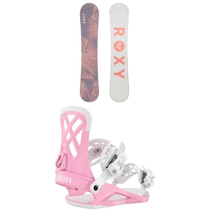 Roxy - Roxy Raina LTD Snowboard + Union Rosa Snowboard Bindings - Women's 2026