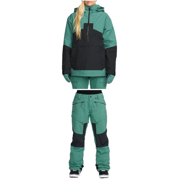 Volcom - Volcom Fern Insulated GORE-TEX Pullover Jacket +  V.Co AT Stretch GORE-TEX Pants - Women's