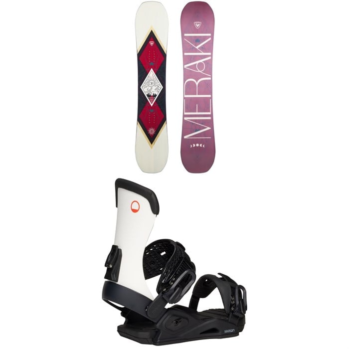 Rossignol - Rossignol Meraki Snowboard + Season Meld Snowboard Bindings - Women's