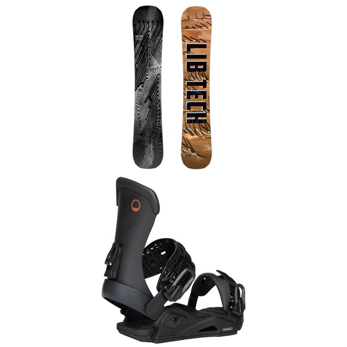 Lib Tech - Lib Tech Legitimizer C3 Snowboard + Season Meld Snowboard Bindings