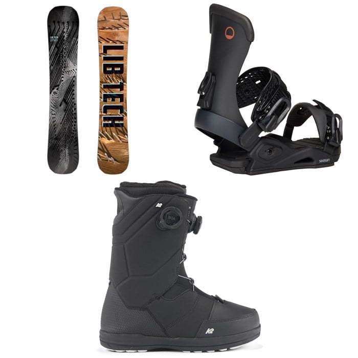 Lib Tech - Lib Tech Legitimizer C3 Snowboard + Season Meld Snowboard Bindings + K2 Maysis Snowboard Boots