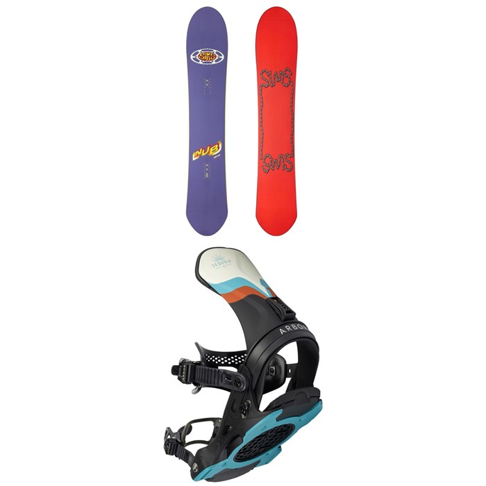 Sims - Sims Nub Snowboard + Arbor Sequoia Snowboard Bindings - Women's