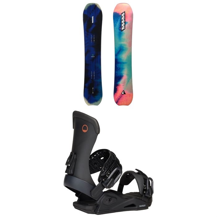 K2 - K2 Passport Snowboard + Season Meld Snowboard Bindings