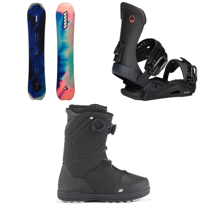 K2 - K2 Passport Snowboard + Season Meld Snowboard Bindings + K2 Maysis Snowboard Boots