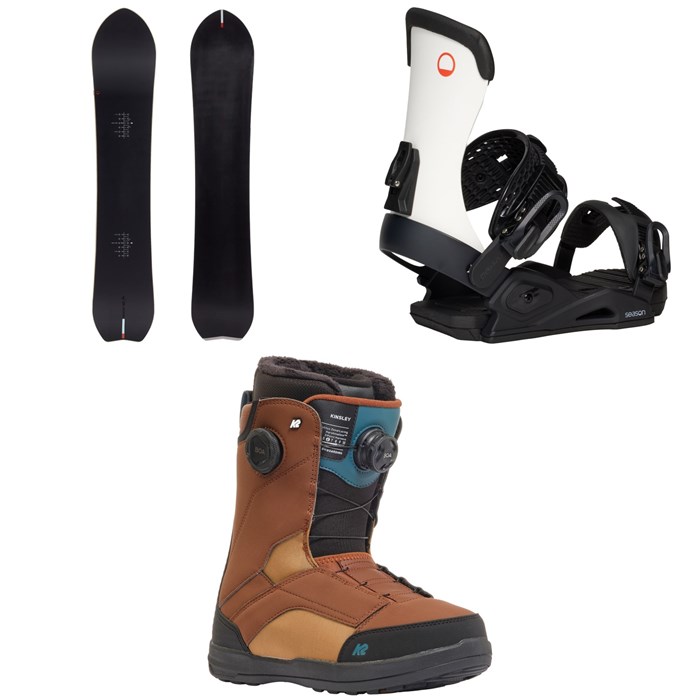 Season - Season Aero Snowboard + Meld Snowboard Bindings + K2 Kinsley Snowboard Boots - Women's