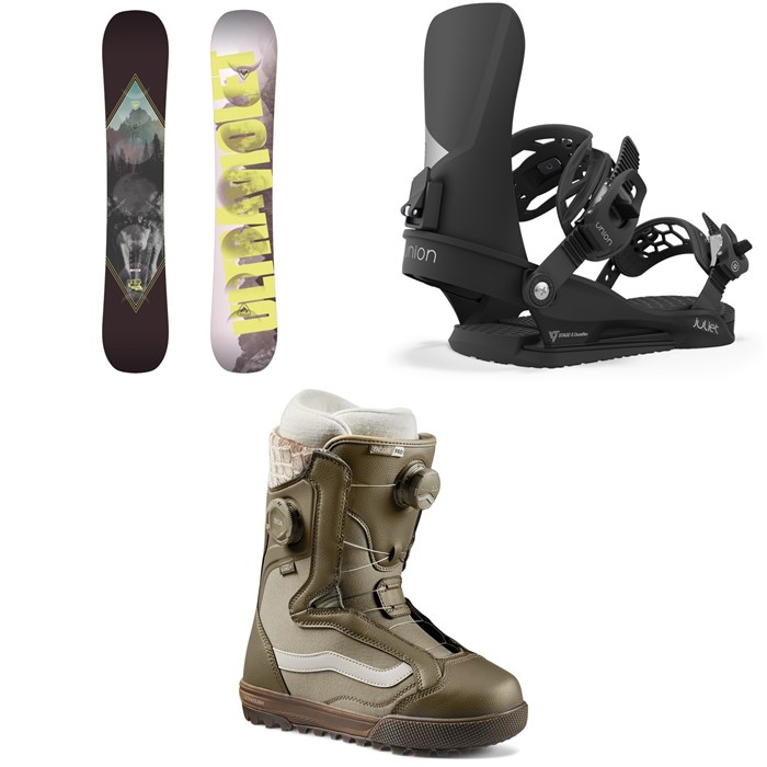 Rossignol - Rossignol Ultraviolet Snowboard + Union Juliet Snowboard Bindings + Vans Encore Pro Snowboard Boots - Women's