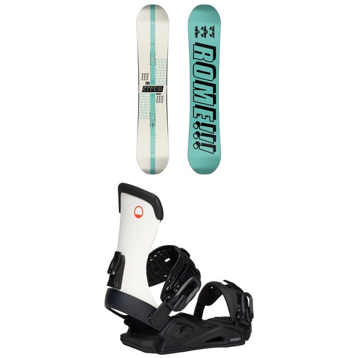 Rome - Rome Hype Snowboard + Season Meld Snowboard Bindings - Women's
