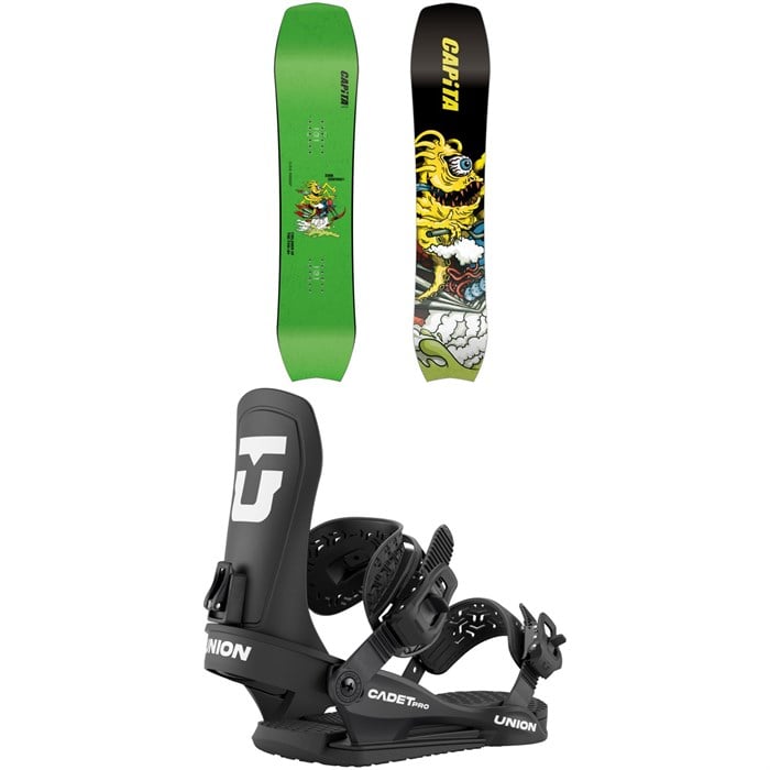 CAPiTA - CAPiTA Children Of The Pow Snowboard 2024 + Union Cadet Pro Snowboard Bindings - Kids'