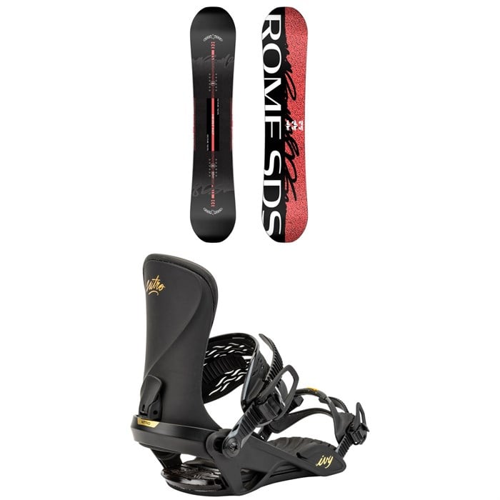 Rome - Rome Heist Snowboard + Nitro Ivy Snowboard Bindings - Women's