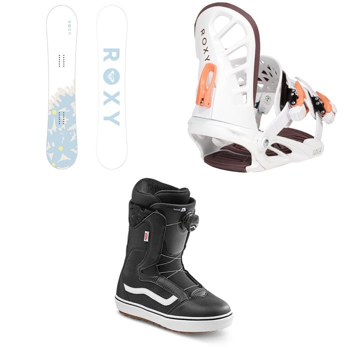Roxy - Roxy Dawn Snowboard + Lola Snowboard Bindings + Vans Encore OG Snowboard Boots - Women's 2026
