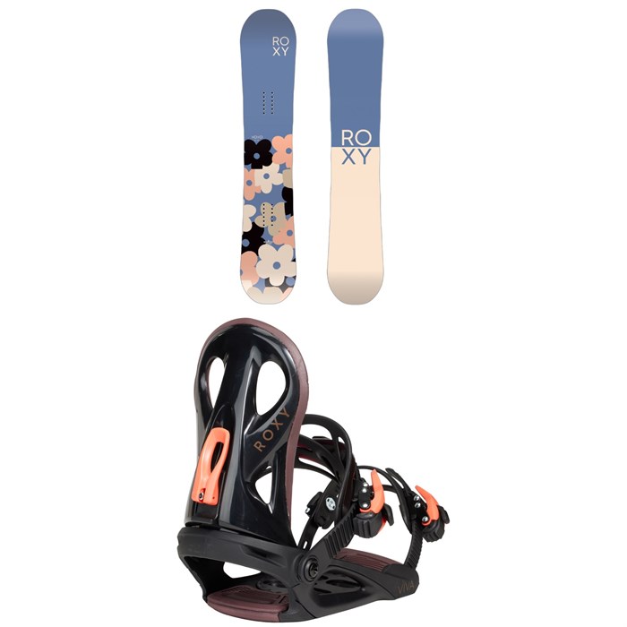 Roxy - Roxy XOXO C2 Snowboard + Viva LTD Snowboard Bindings - Women's