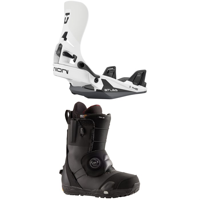 Union - Union Atlas Step On Snowboard Bindings + Burton Ion Step On Snowboard Boots