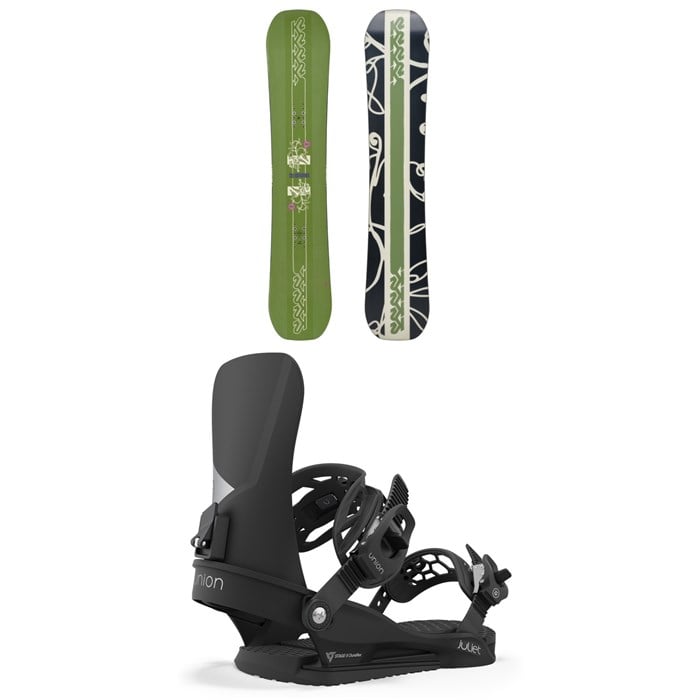 K2 - K2 Lime Lite Snowboard + Union Juliet Snowboard Bindings - Women's