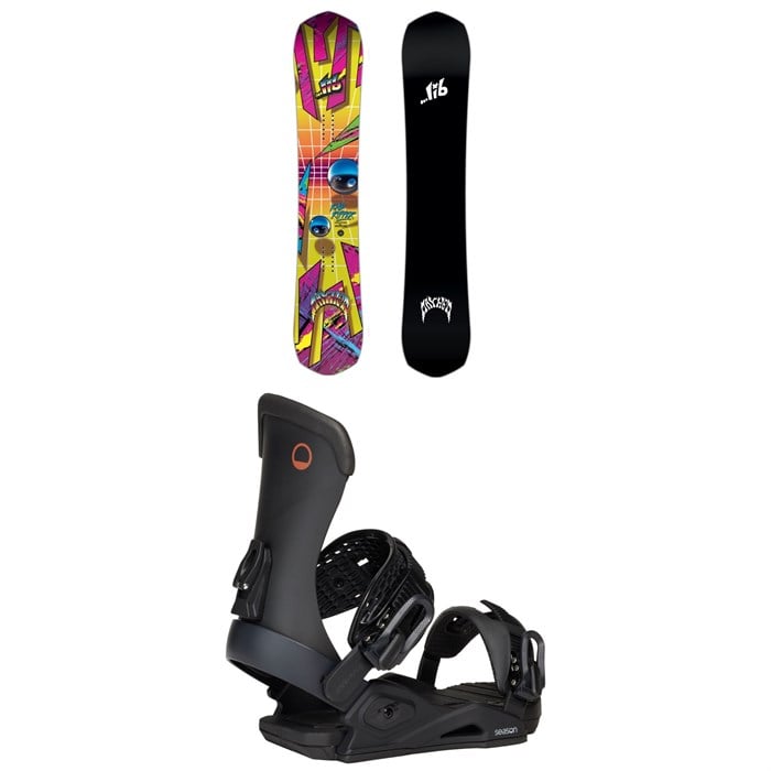 Lib Tech - Lib Tech Mayhem Rad Ripper C3 Snowboard + Season Meld Snowboard Bindings