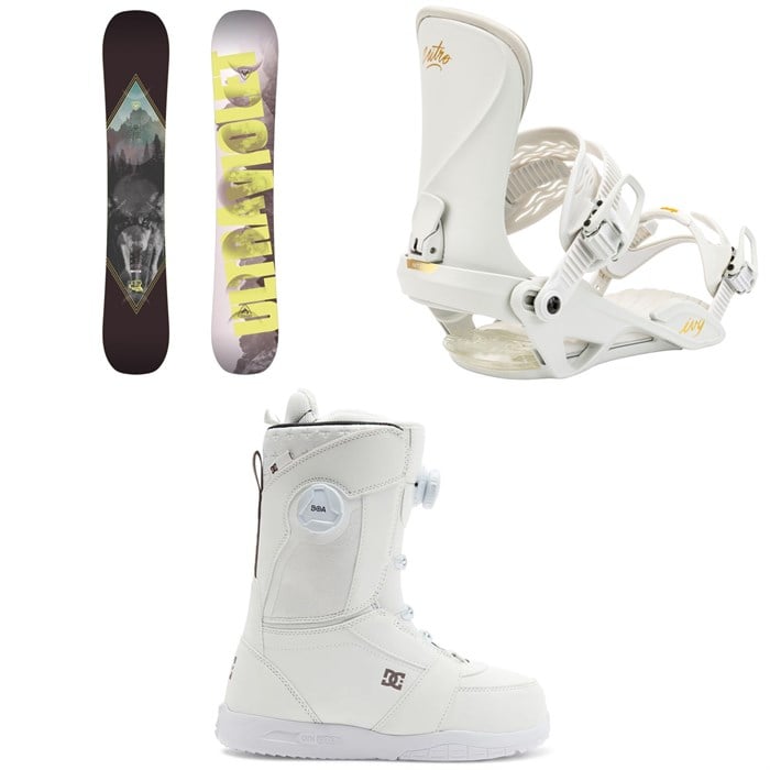 Rossignol - Rossignol Ultraviolet Snowboard + Nitro Ivy Snowboard Bindings + DC Lotus Snowboard Boots - Women's 2025