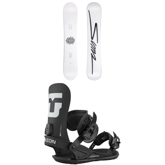 Sims - Sims Bowl Squad Snowboard + Union Strata Snowboard Bindings 2026