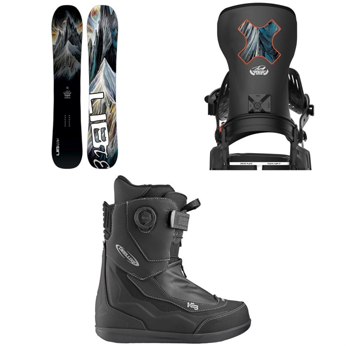 Lib Tech - Lib Tech Dynamo C3 Snowboard + Bent Metal Transfer Snowboard Bindings + Deeluxe Aeris Snowboard Boots 2026