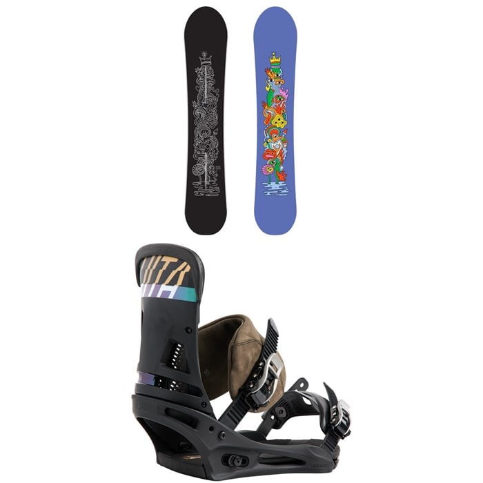 Burton - Burton Counterbalance Snowboard + Malavita Snowboard Bindings 2026